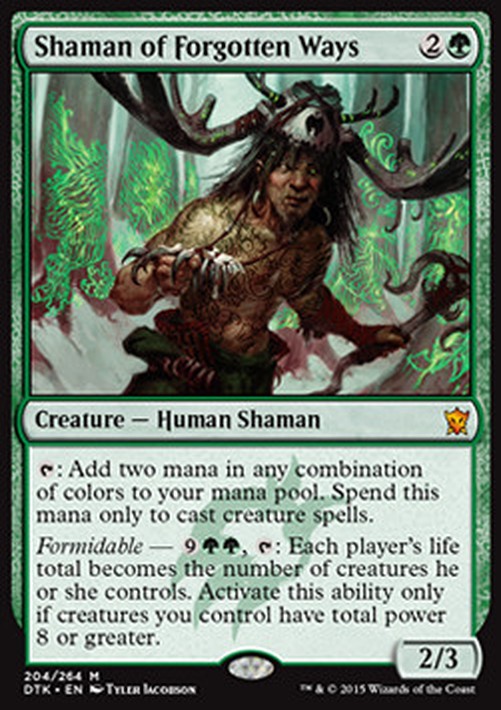 Magic: The Gathering Shaman of Forgotten Ways