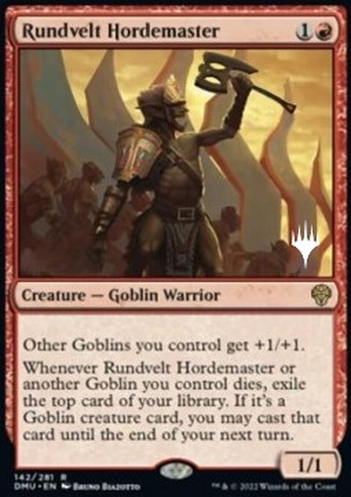 Magic: The Gathering Rundvelt Hordemaster (V.2)