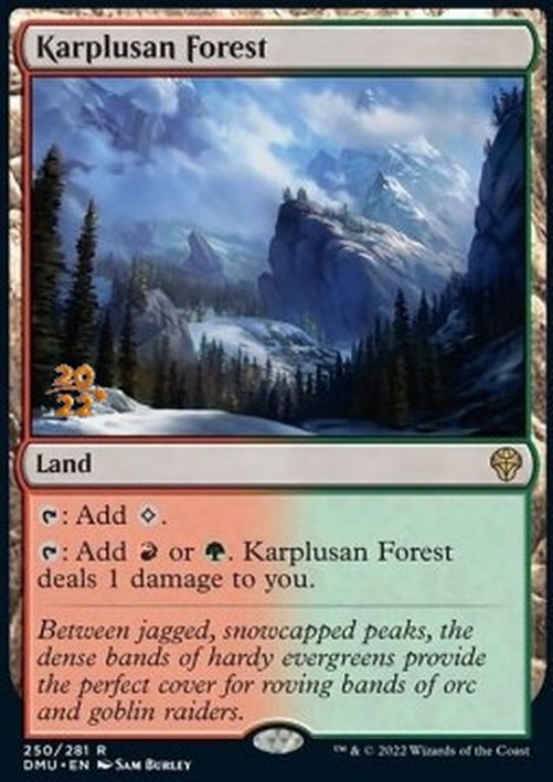 Magic: The Gathering Karplusan Forest (V.1)