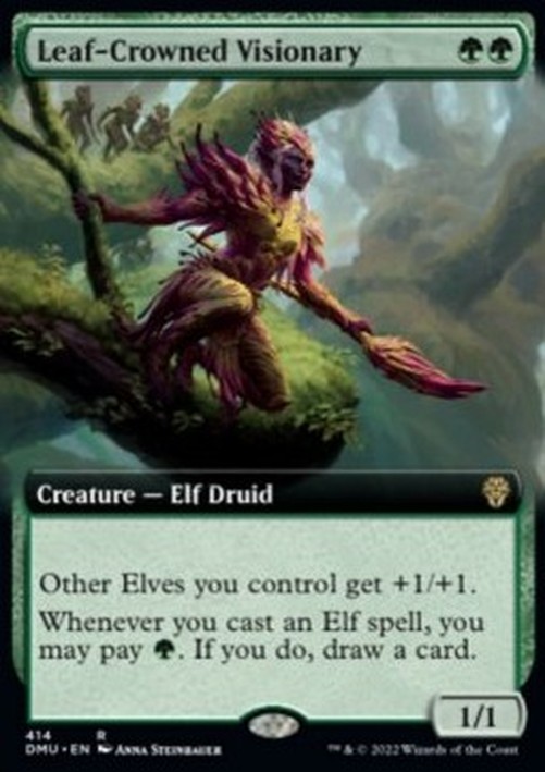 Magic: The Gathering Leaf-Crowned Visionary