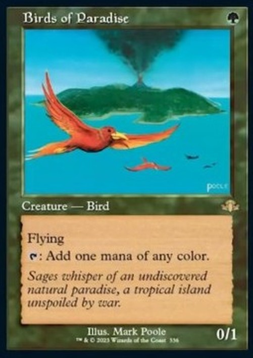 Magic: The Gathering Birds of Paradise (V.1)