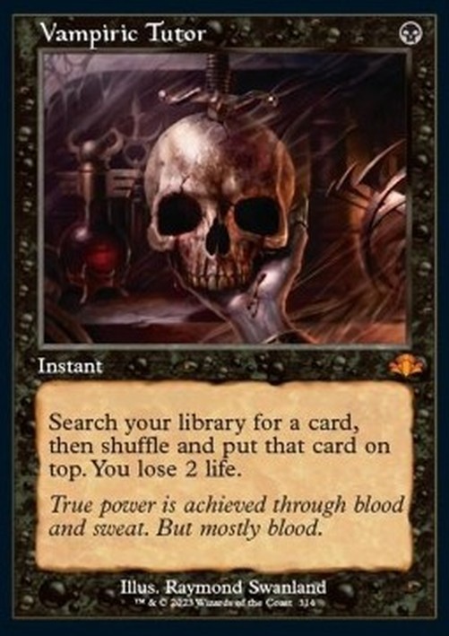 Magic: The Gathering Vampiric Tutor (V.1)