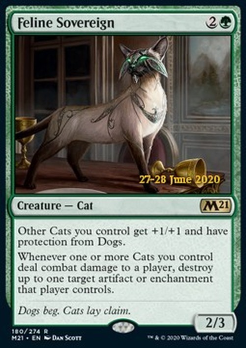 Magic: The Gathering Feline Sovereign (V.2)