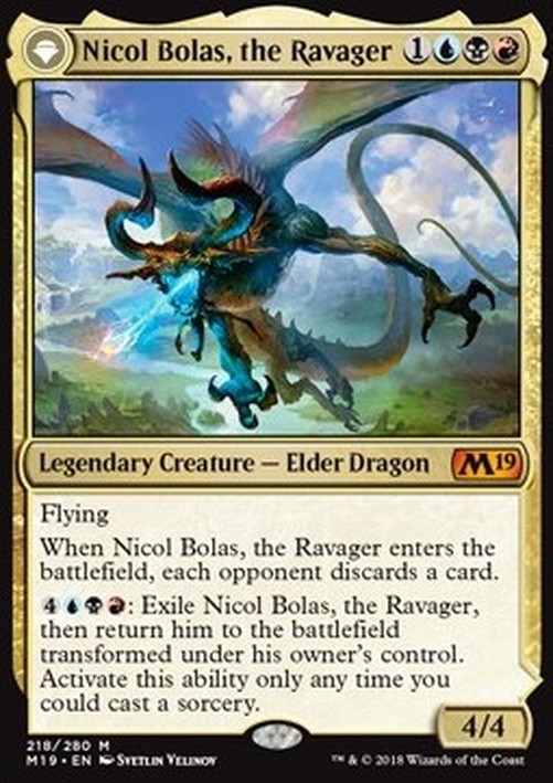 Magic: The Gathering Nicol Bolas, the Ravager // Nicol Bolas, the Arisen
