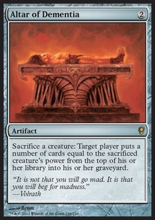 Magic: The Gathering Altar of Dementia