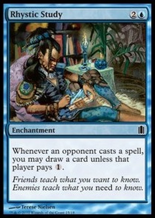 Magic: The Gathering Rhystic Study