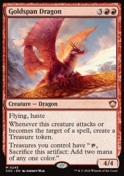 Magic: The Gathering Goldspan Dragon