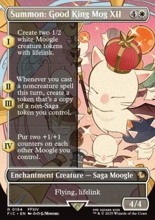 Magic: The Gathering Summon: Good King Mog XII