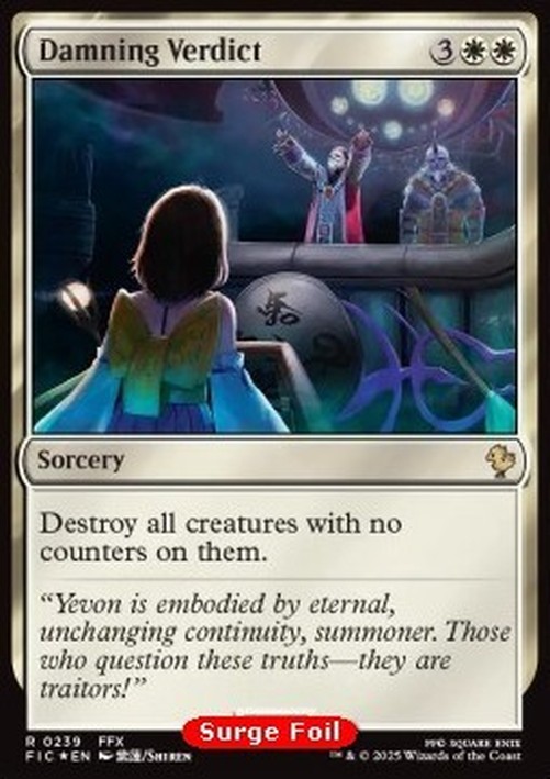 Magic: The Gathering Damning Verdict