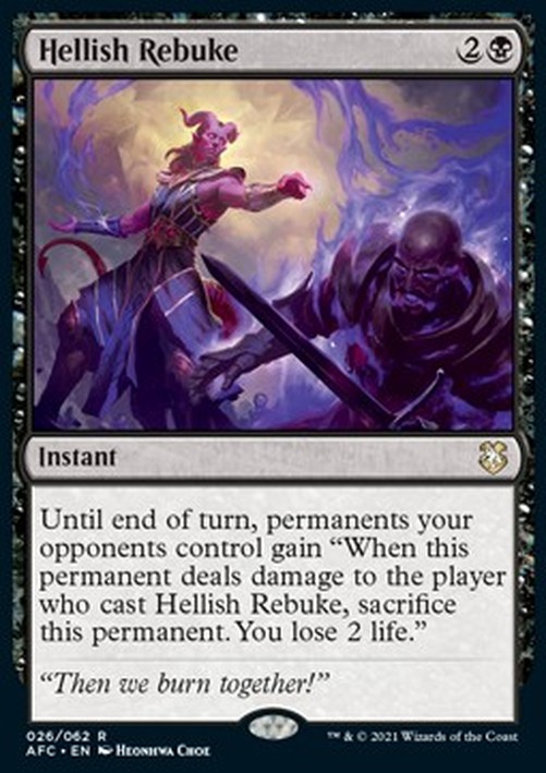 Magic: The Gathering Hellish Rebuke