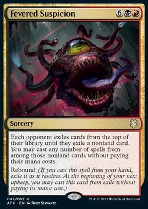 Magic: The Gathering Fevered Suspicion