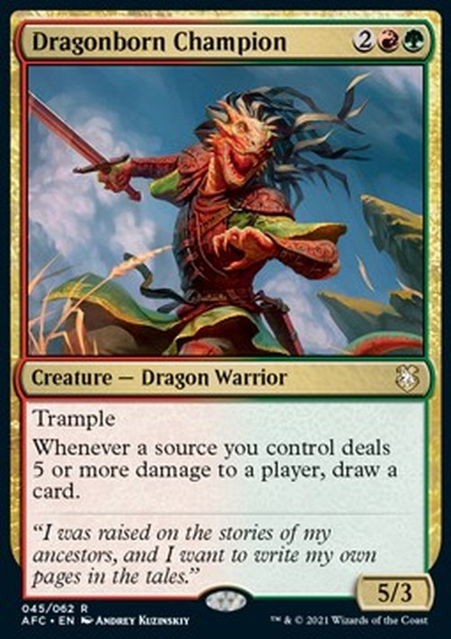 Magic: The Gathering Dragonborn Champion
