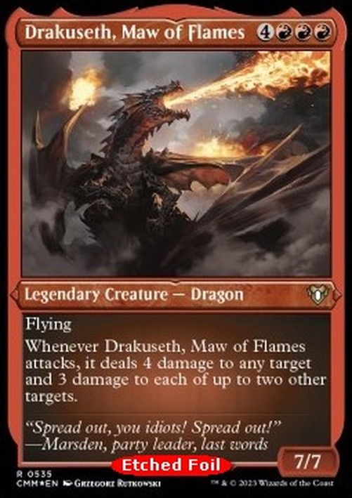 Magic: The Gathering Drakuseth, Maw of Flames