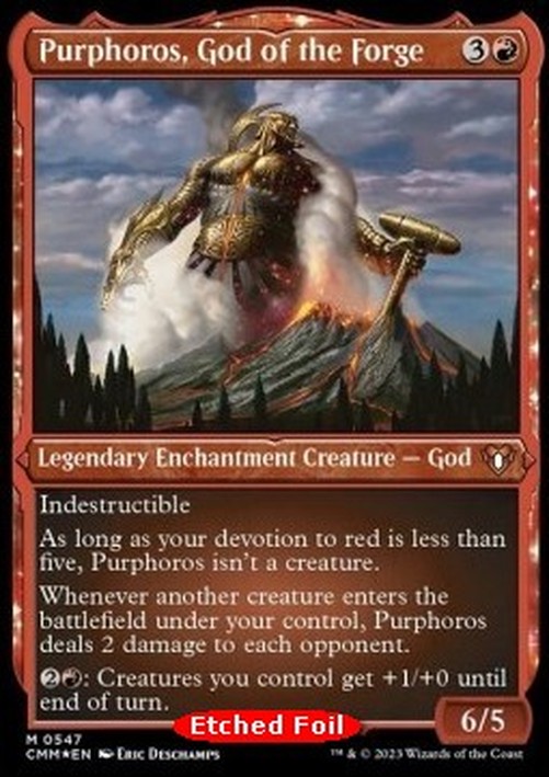 Magic: The Gathering Purphoros, God of the Forge
