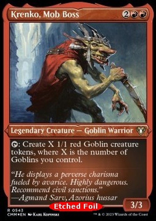 Magic: The Gathering Krenko, Mob Boss