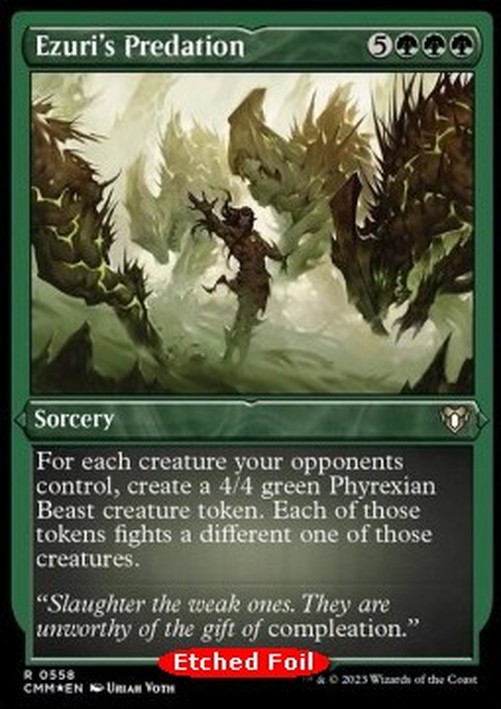 Magic: The Gathering Ezuri's Predation