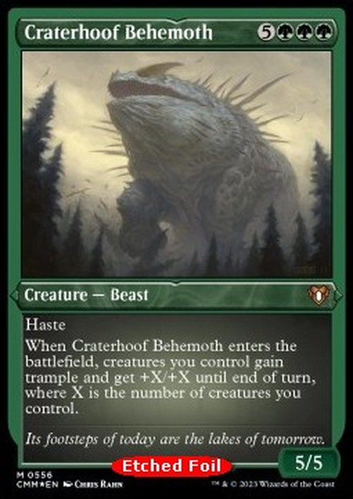 Magic: The Gathering Craterhoof Behemoth