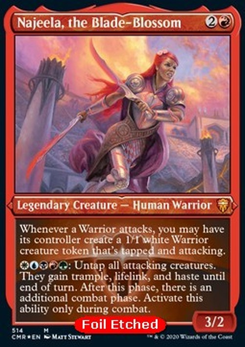 Magic: The Gathering Najeela, the Blade-Blossom