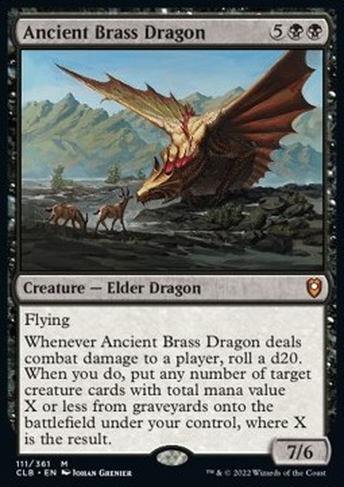 Magic: The Gathering Ancient Brass Dragon