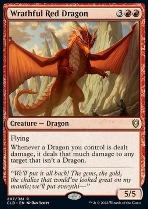 Magic: The Gathering Wrathful Red Dragon