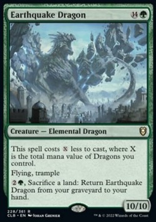 Magic: The Gathering Earthquake Dragon