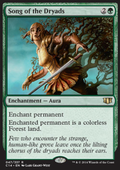 Magic: The Gathering Song of the Dryads