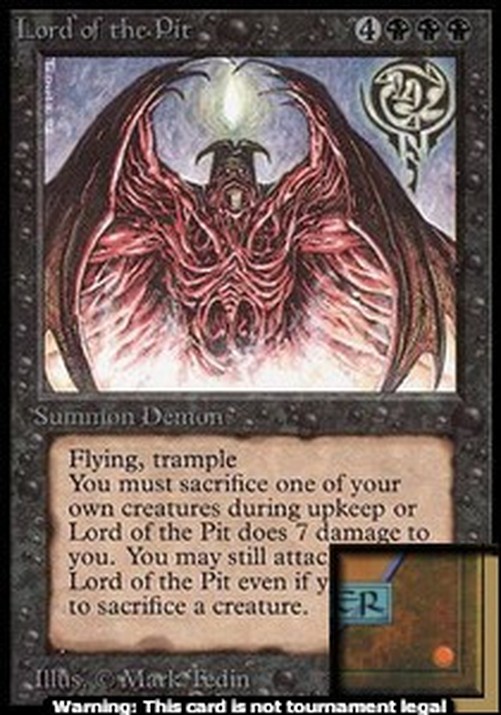Magic: The Gathering Lord of the Pit