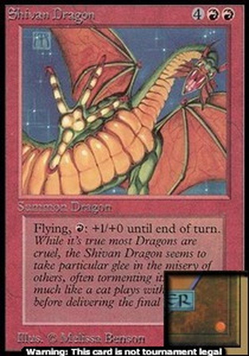 Magic: The Gathering Shivan Dragon