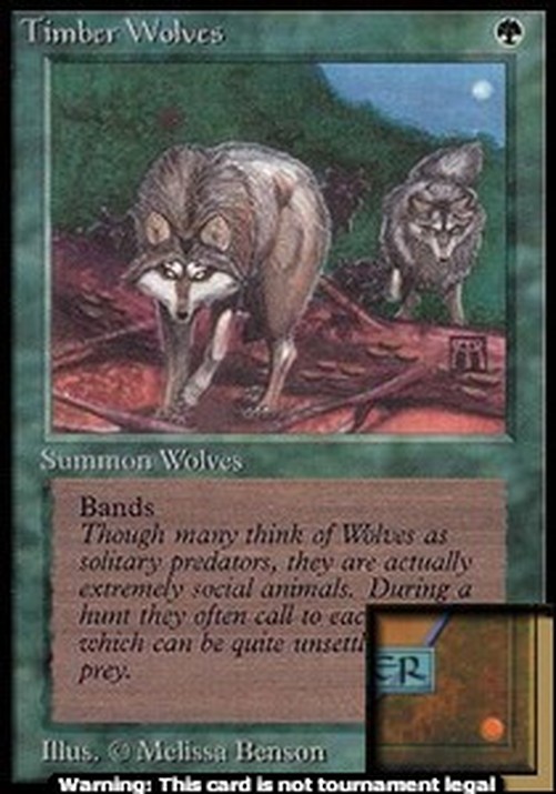 Magic: The Gathering Timber Wolves