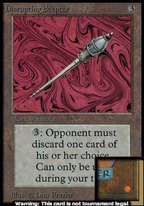 Magic: The Gathering Disrupting Scepter