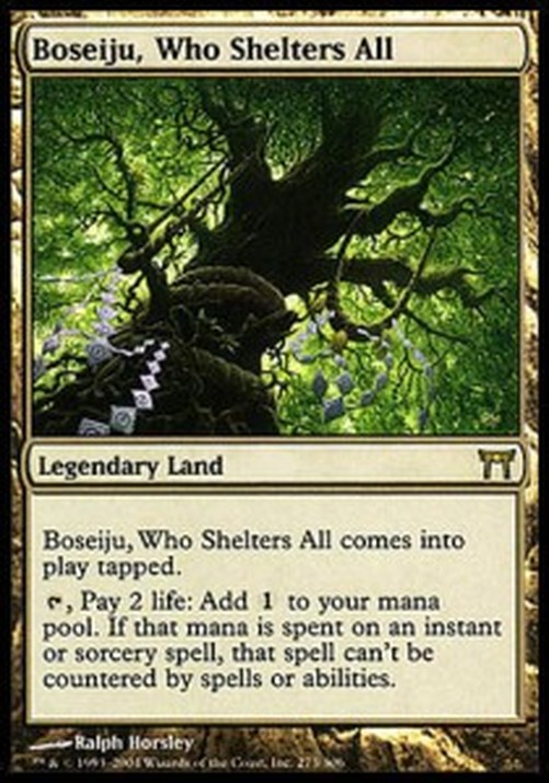 Magic: The Gathering Boseiju, Who Shelters All