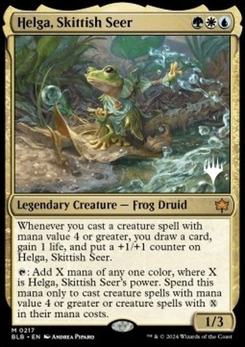 Magic: The Gathering Helga, Skittish Seer (V.2)