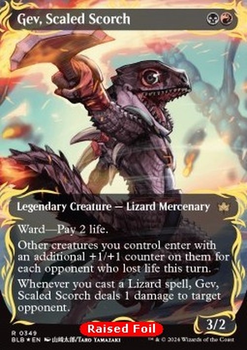 Magic: The Gathering Gev, Scaled Scorch