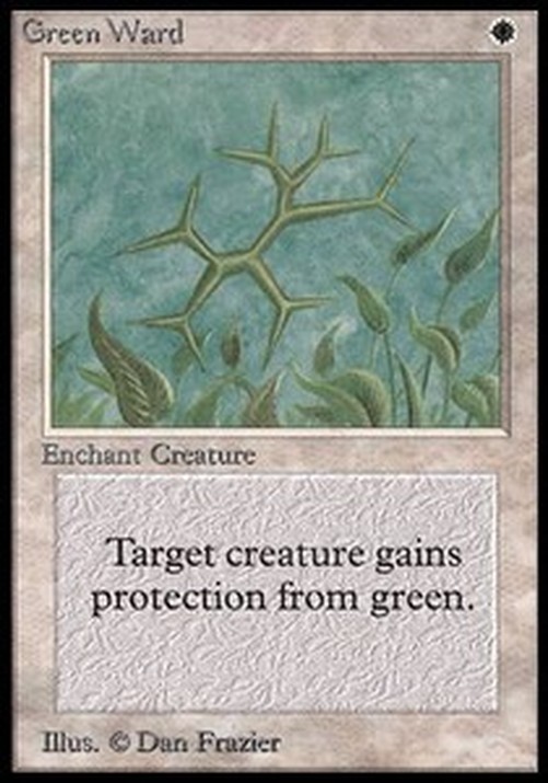 Magic: The Gathering Green Ward