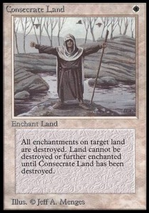 Magic: The Gathering Consecrate Land