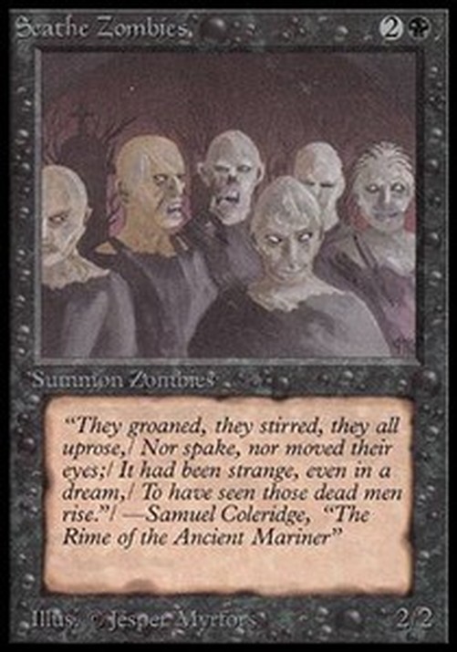 Magic: The Gathering Scathe Zombies
