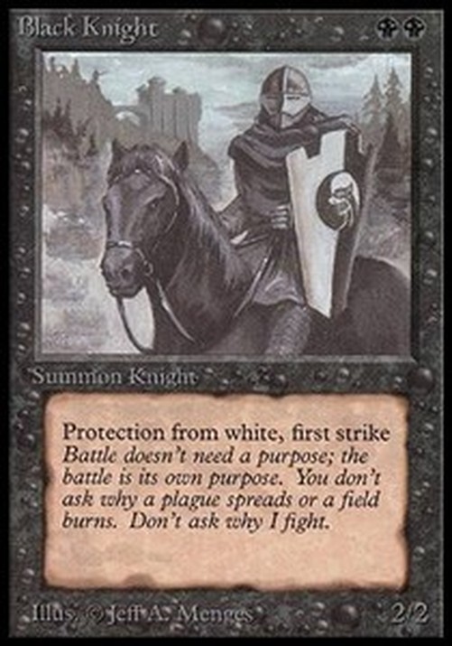 Magic: The Gathering Black Knight
