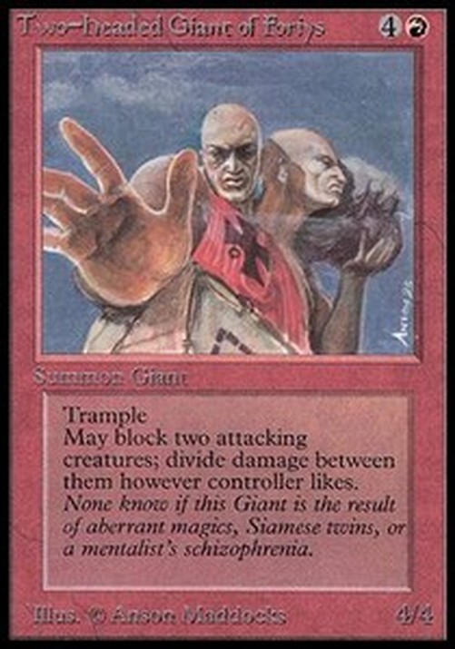 Magic: The Gathering Two-Headed Giant of Foriys