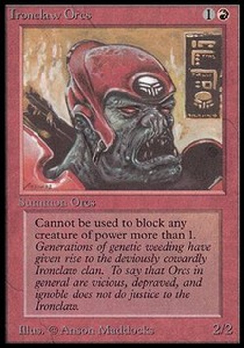 Magic: The Gathering Ironclaw Orcs