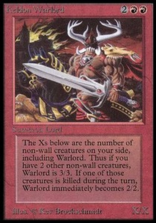 Magic: The Gathering Keldon Warlord