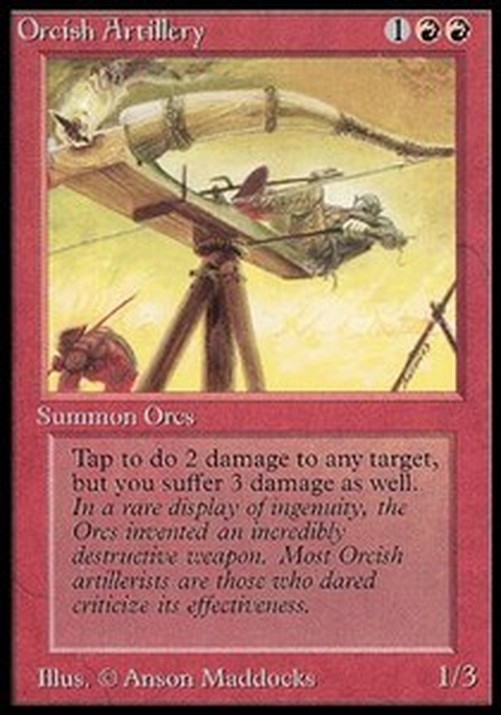 Magic: The Gathering Orcish Artillery