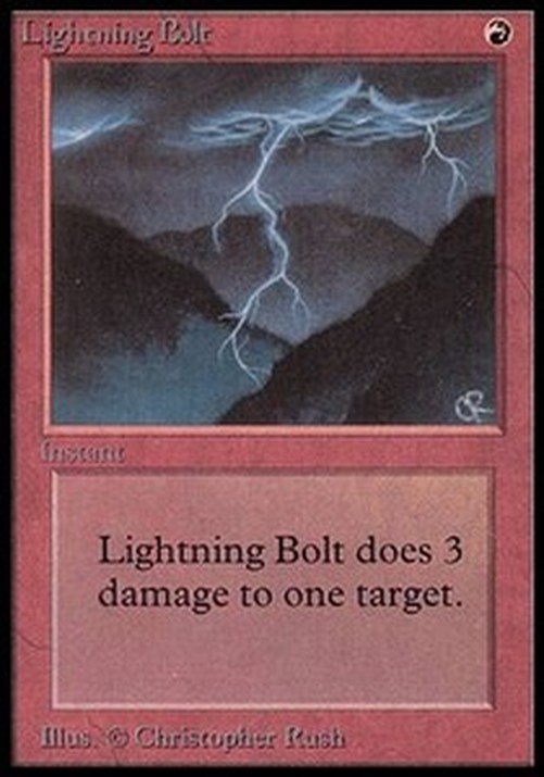 Magic: The Gathering Lightning Bolt