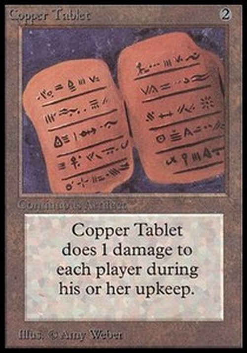 Magic: The Gathering Copper Tablet