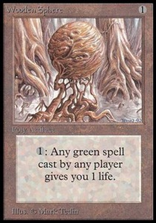 Magic: The Gathering Wooden Sphere