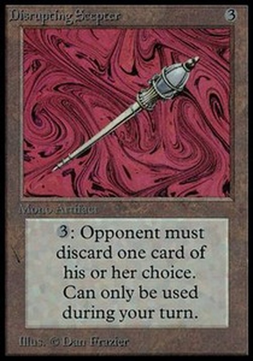 Magic: The Gathering Disrupting Scepter