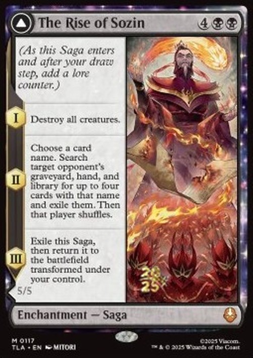 Magic: The Gathering The Rise of Sozin // Fire Lord Sozin