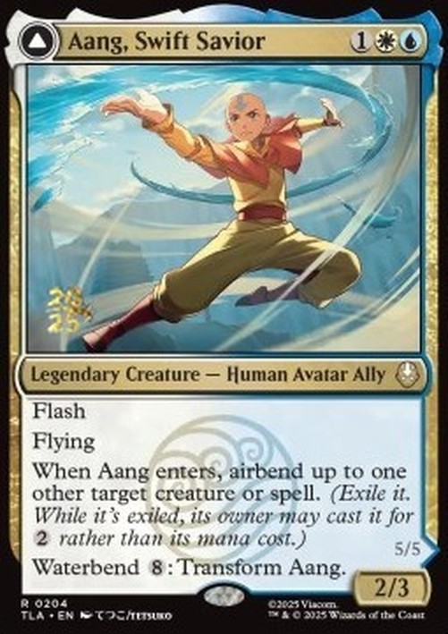 Magic: The Gathering Aang, Swift Savior // Aang and La, Ocean's Fury