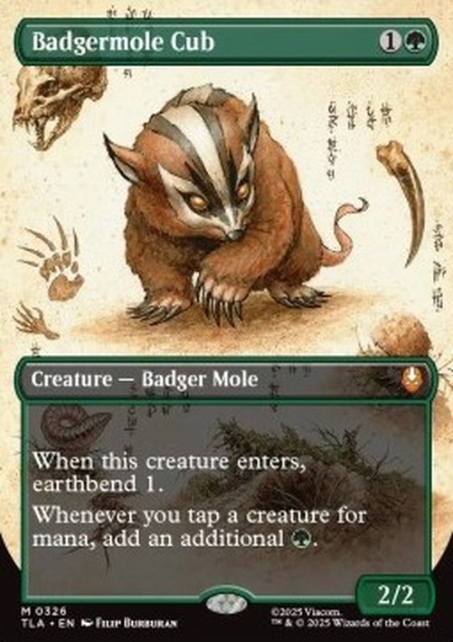 Magic: The Gathering Badgermole Cub