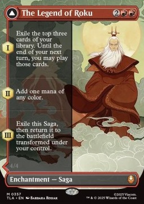 Magic: The Gathering The Legend of Roku // Avatar Roku