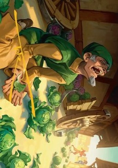 Magic: The Gathering Art Series: Unlucky Cabbage Merchant (V.2)